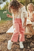 Mayoral pantaloni copii culoarea roz, neted, 3555