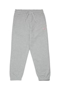 Diesel spodnie dresowe bawełniane dziecięce PGINND TROUSERS kolor szary gładkie J02235