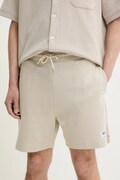 HUGO Blue sportske kratke hlače za muškarce s pamukom bež spušteni struk 50534451