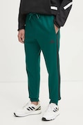 adidas pantaloni de trening Essentials culoarea verde, cu imprimeu, JD1860