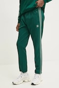Tepláky adidas Originals CLASSIC TP zelená farba, vzorované, JP2523