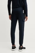 EA7 Emporio Armani spodnie dresowe bawełniane męskie kolor granatowy gładkie PJVRZ.8NPP67