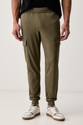 EA7 Emporio Armani spodnie dresowe męskie bawełniane zielone regular waist PJVRZ.8NPP67