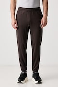 EA7 Emporio Armani spodnie dresowe męskie bawełniane brązowe regular waist PJVRZ.8NPP66
