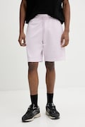 HUGO pantaloni scurți din bumbac bărbați, culoarea violet, 50535288
