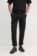 Alpha Industries pantaloni Task Force Pant barbati, culoarea negru, cu fason cargo, 106203