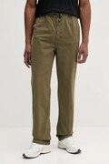 Бавовняні штани Alpha Industries Basic Cotton Pants чоловічі колір зелений прямі 156214