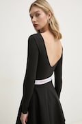 Сукня Tommy Jeans колір чорний mini розкльошена DW0DW19465