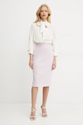 Elisabetta Franchi ruha bézs, mini, testhezálló, AB77151E2