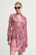 HUGO rochie culoarea portocaliu, mini, evazată, 50530149