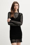 Pinko ruha fekete, mini, testhezálló, 104891 A2EB