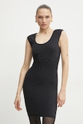 Guess rochie ROSY culoarea negru, mini, dreaptă, W5RK23 KCDE0