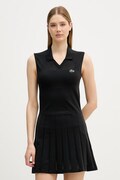 Lacoste sukienka czarna gładka EF0615