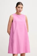 Weekend Max Mara rochie din amestec de in culoarea violet, mini, evazată, 2515221102600
