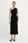 MM rochie culoarea negru, maxi, evazată, 2516621068600