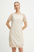 Liu Jo rochie culoarea bej, mini, dreaptă, TA5073 T2900