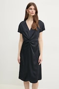 BOSS rochie culoarea bleumarin, mini, dreaptă, 50537964