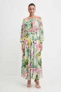 Сукня Guess JOSEE колір зелений maxi розкльошена W5GT16 WH9Z2