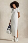 Polo Ralph Lauren rochie sport din bumbac albă simplă 211968291
