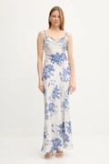 Guess rochie ADLE culoarea bej, maxi, evazată, W5GK10 WF1T2