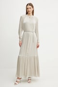 Φόρεμα MICHAEL Michael Kors χρώμα: μπεζ, MS482CM8BB