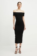 MICHAEL Michael Kors rochie culoarea negru, maxi, mulată, MS582Y033D