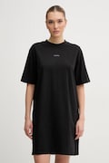 Calvin Klein Jeans rochie din bumbac culoarea negru, mini, oversize, J20J225289