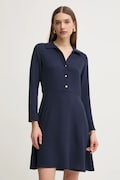 Šaty Morgan RBREST tmavomodrá barva, mini, RBREST