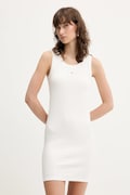 Φόρεμα Tommy Jeans χρώμα: άσπρο, DW0DW20674