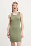 Φόρεμα Tommy Jeans χρώμα: πράσινο, DW0DW20674