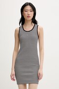 Tommy Jeans sukienka bodycon bawełniana z elastanem czarna DW0DW20674