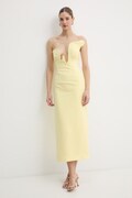Bardot sukienka ROSALYN żółta 59733DB