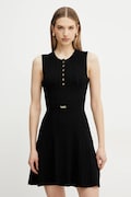 Marciano Guess rochie GIADA culoarea negru, midi, evazată, 5GGK26 5874Z