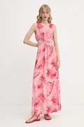 Liu Jo rochie culoarea roz, maxi, evazată, VA5029.T2961