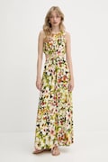 Liu Jo rochie culoarea verde, maxi, evazată, VA5029.T2961