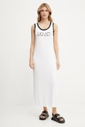 Liu Jo rochie culoarea alb, maxi, dreaptă, VA5134.JS360