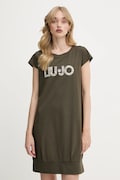 Liu Jo rochie culoarea verde, mini, dreaptă, VA5194.JS003