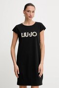 Liu Jo rochie culoarea negru, mini, dreaptă, VA5194.JS003