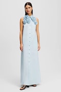 Бавовняна сукня Karl Lagerfeld maxi пряма A2W13004