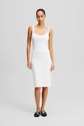 Karl Lagerfeld ruha fehér, midi, testhezálló, A2W13018