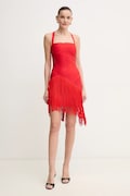 Šaty Herve Leger Josephine červená barva, mini, FRI8513807