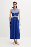 United Colors of Benetton sukienka kolor fioletowy maxi rozkloszowana 1194EV02A