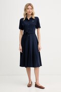 Lacoste rochie de vară de bumbac bleumarin simplă EF9621