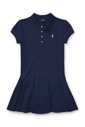 Otroška obleka Polo Ralph Lauren mornarsko modra barva, 313624740001