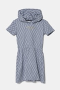 Guess sukienka bawełniana dziecięca kolor niebieski mini rozkloszowana J5RK32 KA6R4