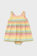 Mayoral rochie bebe culoarea galben, mini, evazată, 1925