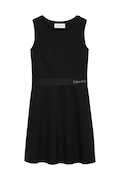 Dívčí šaty Calvin Klein Jeans černá barva, mini, IG0IG02910