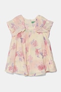 Дитяча бавовняна сукня United Colors of Benetton колір рожевий mini розкльошена 4HYUGV02B