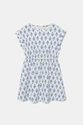 Дитяча бавовняна сукня United Colors of Benetton midi розкльошена 4MMDCV03F