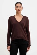 Tommy Jeans sweter bawełniany kolor brązowy DW0DW19888